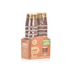 Falcon Retail Ripple Cup 4Oz [Brown] 50'S
