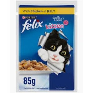 Felix Cat Food Kitten Agail Gij Menucp5 85Gm