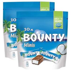 Bounty Minis Chocolate Pouch 275G X2