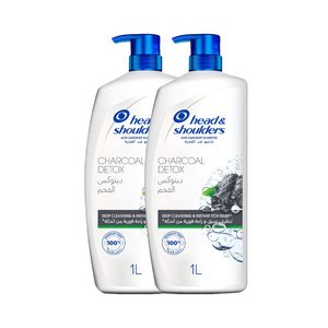 Head & Shoulders Shampoo Charcoal Detox 1L X2 -15% Off