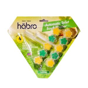 Habro Automatic Toilet Bowl Cleaner Lemon 2'S