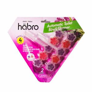 Habro Automatic Toilet Bowl Cleaner Lavander 1'S