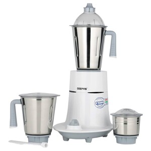 Geepas 3 In 1 Mixer Grinder With 3 Stainless Steel Jars