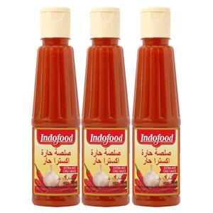 Indofood Extra Hot Chilli Sauce 3X140ml