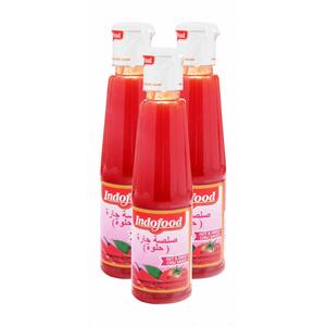 Indofood Hot & Sweet Chilli Sauce 3X140ml