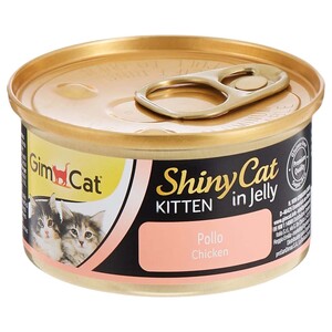 Gimcat Shiny Cat Kitten In Jelly Pollo Chicken 70G