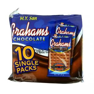 M.Y.San Grahams Chocolate 250Gm (10*25G)