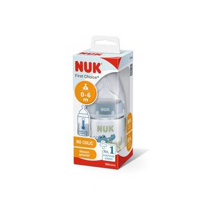 Nuk First Choice Plus Glass Feeding Bottle 120Ml