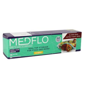 Medflo Slider Bag Med 22Cmx21cm 15'S