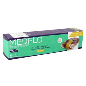 Medflo Double Zipper Large 28Cmx27cm 30'S