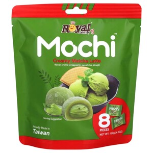 Royal Family Mochi Creamy Matcha Latte 8 Pieces 120G