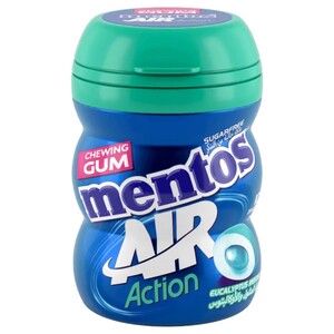 Mentos Chewing Gum Air Action Eucalyptus Menthol 50 Pieces 87.5G
