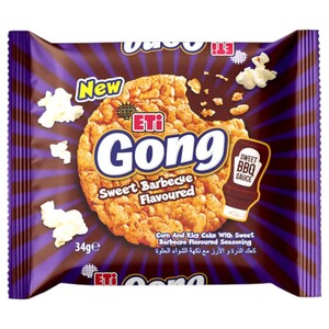 Eti Gong Rice Cake Sweet Barbecue 34G