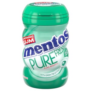 Mentos Pure Fresh Gum Spearmint 50 Pieces 17.5G