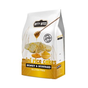 Bitty Bites Nacho Honey Mustard Rice Chips 50G