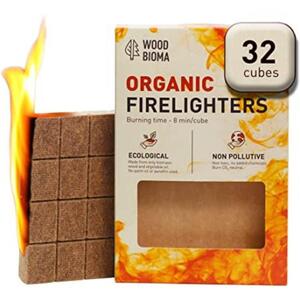 Organic Fire Lighters 32Pcs