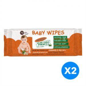 Palmers Baby Wipes 72'S