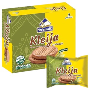 Deemah Kleija Biscuit With Cardamom 62G X8