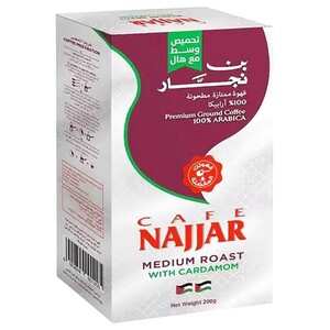 Najjar Coffee Medium Roast With Cardamom 200G