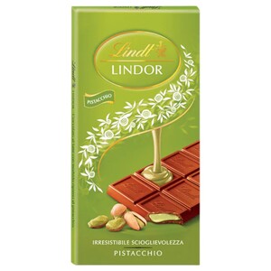 Lindt Lindor Chocolate Tablet Pistachio 100G