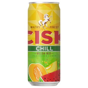 Cisk Chill Beer Melon Mix Can 33Cl
