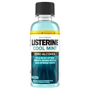 Listerine Mouthwash Cool Mint Zero Alcohol 95Ml