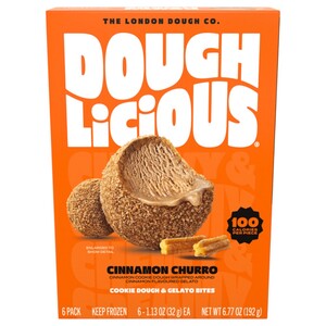 Doughlicious Cookie Dough & Gelato Bites Cinnamon Churro 192G