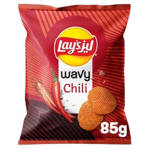 Lay's Wavy Potato Chips Spicy 85G
