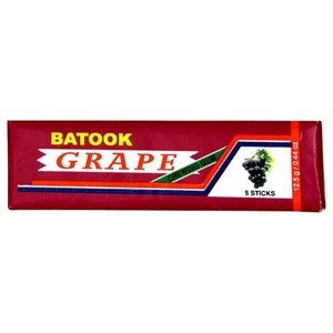 Batook Chewing Gum Grape 5 Pieces 12.5G