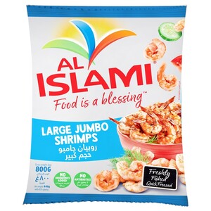 Al Islami Large Jumbo Shrimps 800G