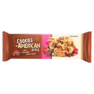 Bogutti American Cookies With Chocolate Chips & Raisins 135G