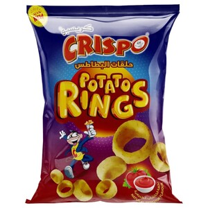 Crispo Potato Rings Ketchup 14G