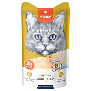 Wanpy Cat Creamy Treat Assorted 350G