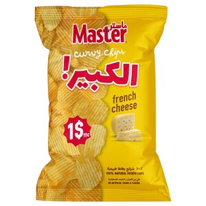 Master Curvy Chips French Cheese 165G