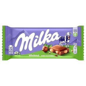 Milka Chocolate Wholenut 85G