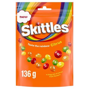 Skittles Rainbow Citrus Pouch 136G