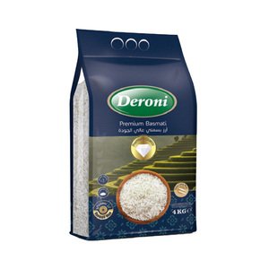 Deroni Basmati Rice Diamond Steamed 4Kg