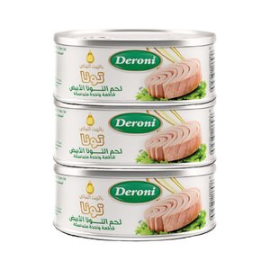 Deroni Tuna White Meat In Oil 185G