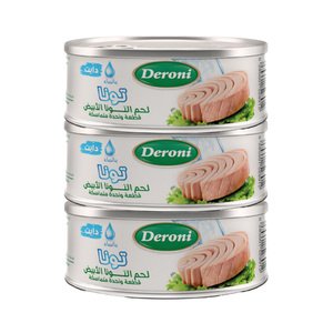 Deroni Tuna White Meat In Water 185G