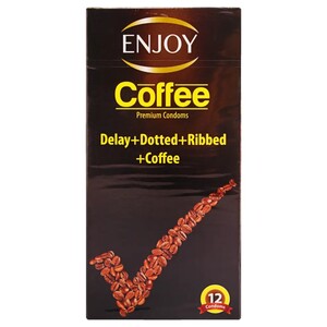 Enjoy Condoms Coffee Premium 12 Pieces