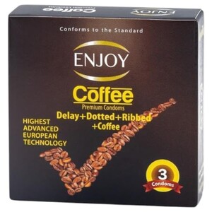 Enjoy Condoms Coffee Premium 3 Pieces