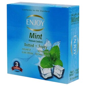 Enjoy Condoms Mint Premium 3 Pieces