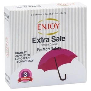 Enjoy Condoms Extra Safe Premium 3 Pieces