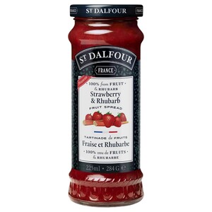 St. Dalfour Jam Strawberry & Rhubarb 284G