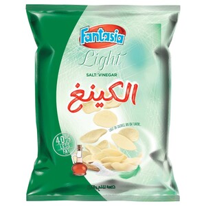 Fantasia Potato Chips King Salt & Vinegar Light 100G