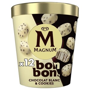 Magnum Bonbon Ice Cream White Chocolate & Cookies 204Ml