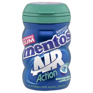 Mentos Chewing Gums Air Action Menthol Sugar Free 49G