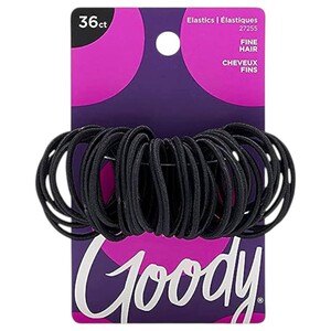Goody Ouchless Hair Elastics Black 36 Pieces