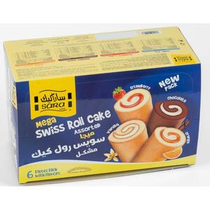 Sara Mega Roll Asstd 360Gm (6X60gm)