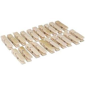 Saz Wooden Cloth Clip 20Pc Set